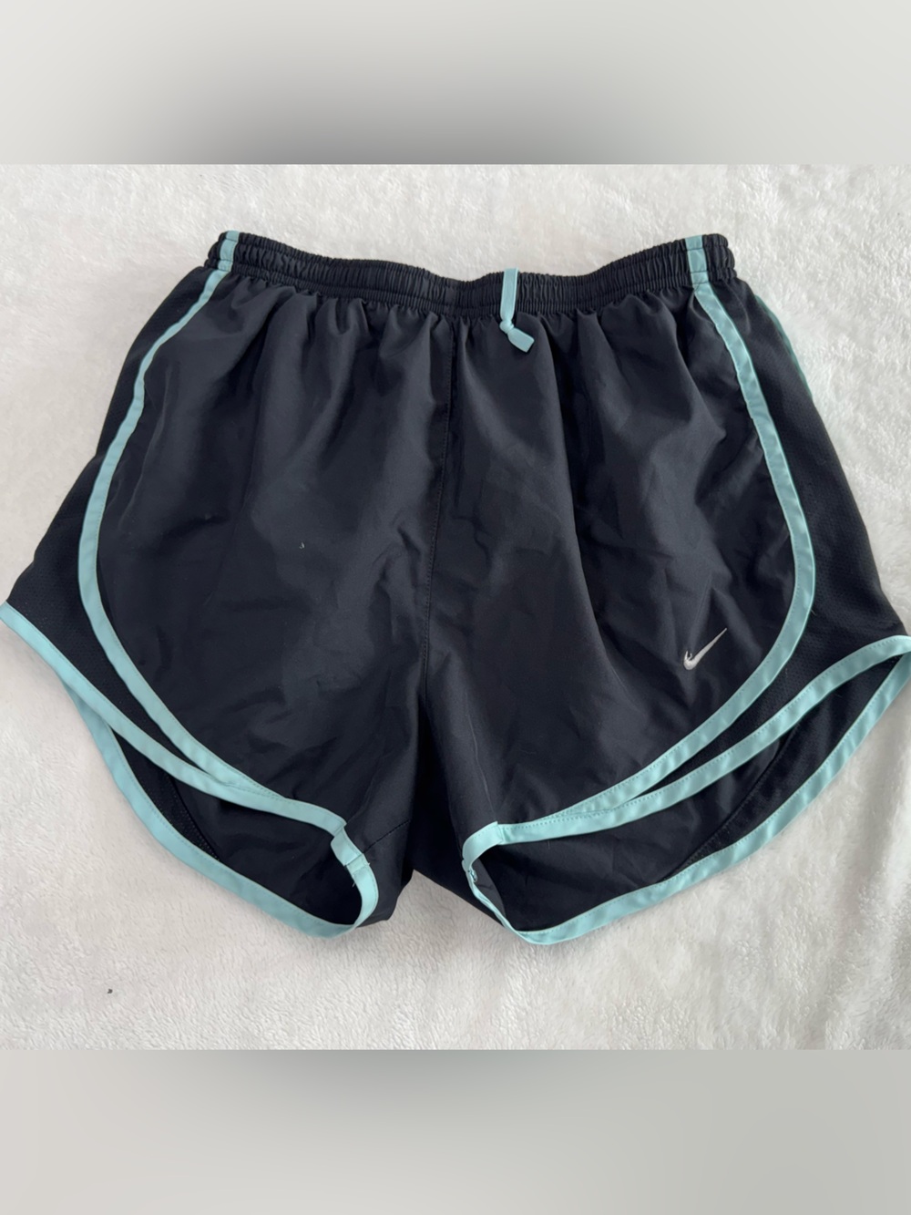 Nike Black Shorts with Mint Trim Athletic Running Shorts
